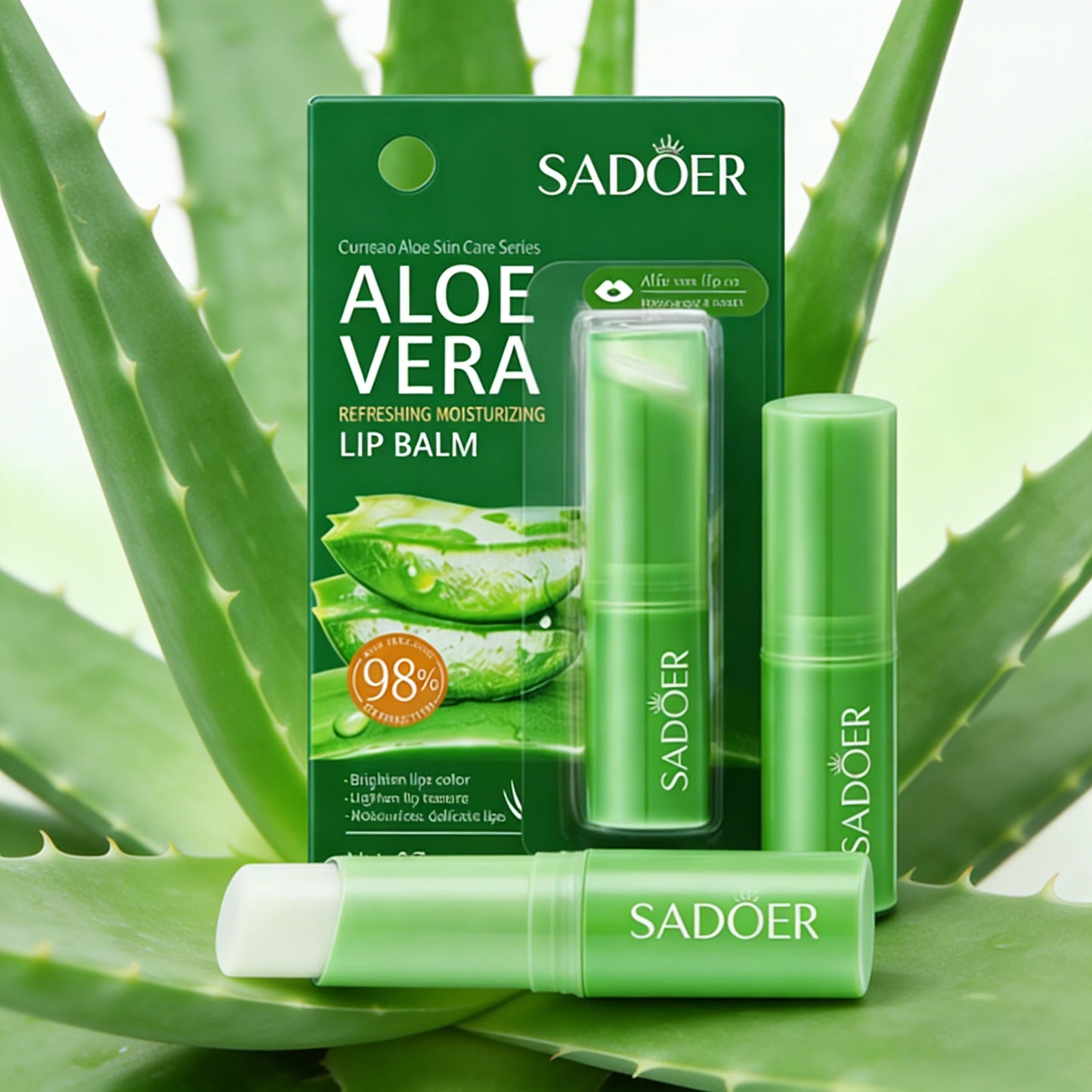 Aloe Lip Balm Healing Lasting Moisturizing All-natural Lip Mask For Dry Lips Lip Moisturizing Power Lip Care Nourishing Repair