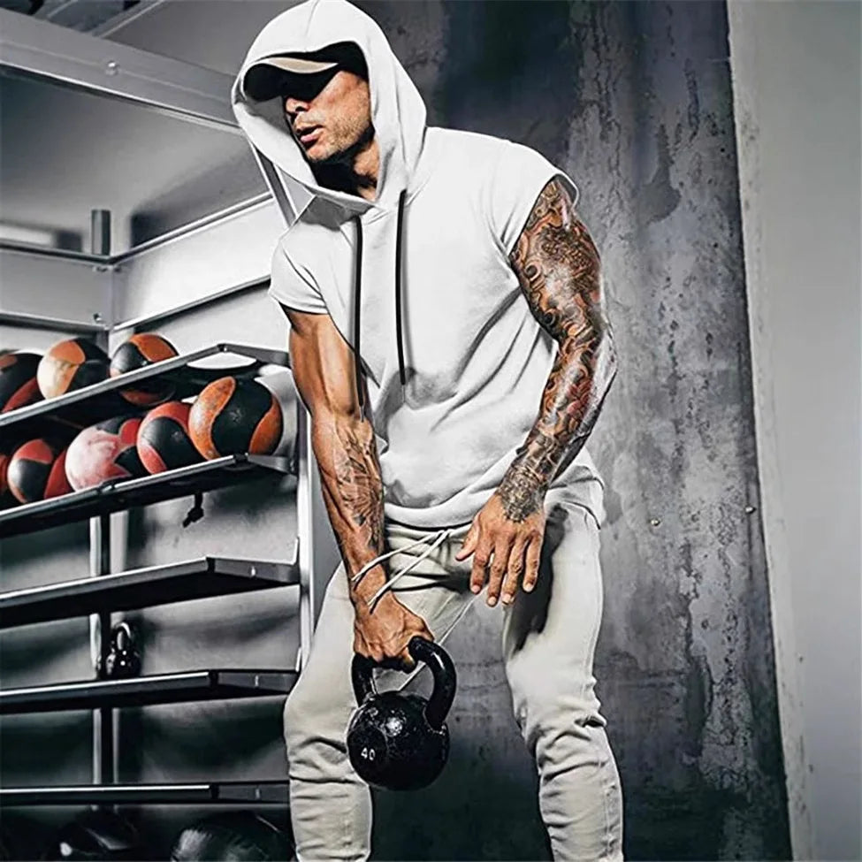 Sleeveless T-shirt Men Quick-drying Fitness Bodybuilding Shirt Male Fashion Basketball Vest Mesh Breathable Summer Gym Tank Men