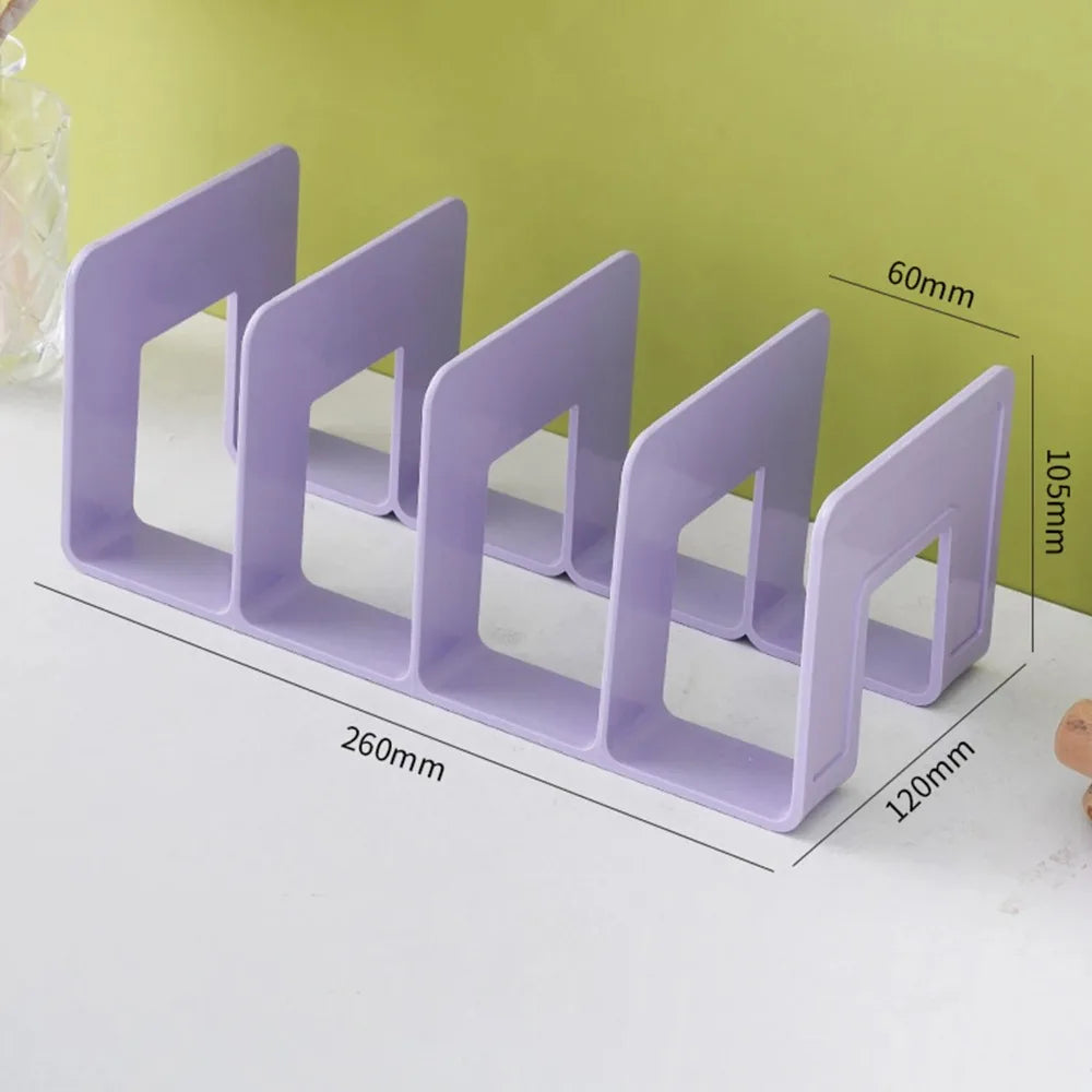 Multi-function Book Magazine Bookshelf Storage Bookends Stand Desk Organizer Holder for Books CD Files School Office Supplies